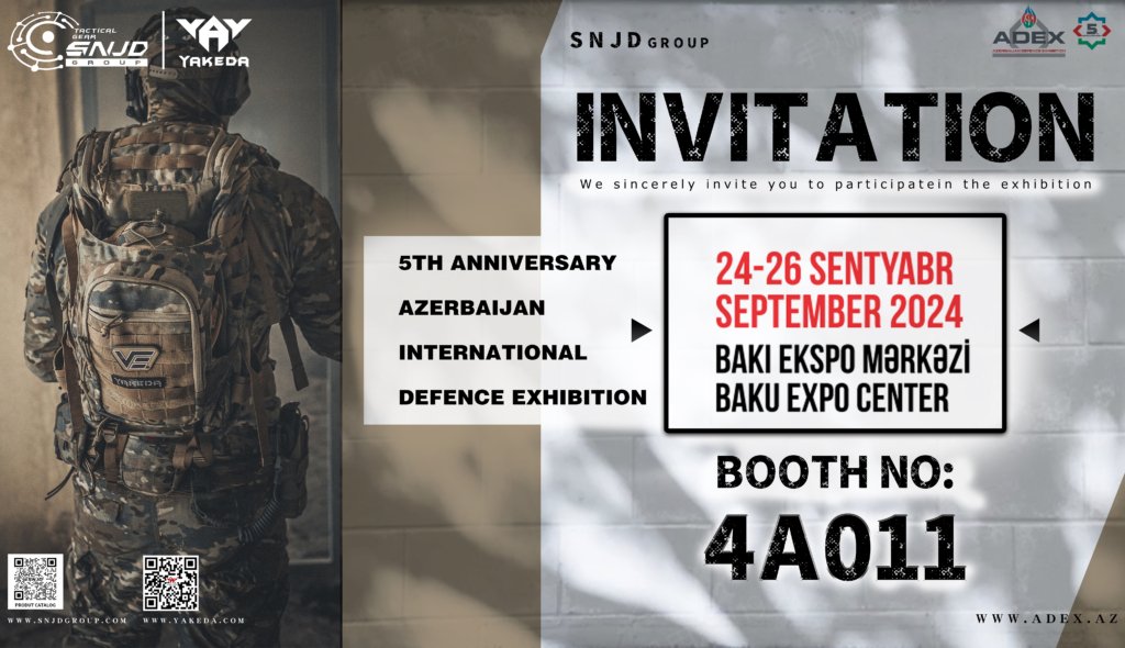 Invitation to the 5th Anniversary Azerbaijan International Defence Exhibition